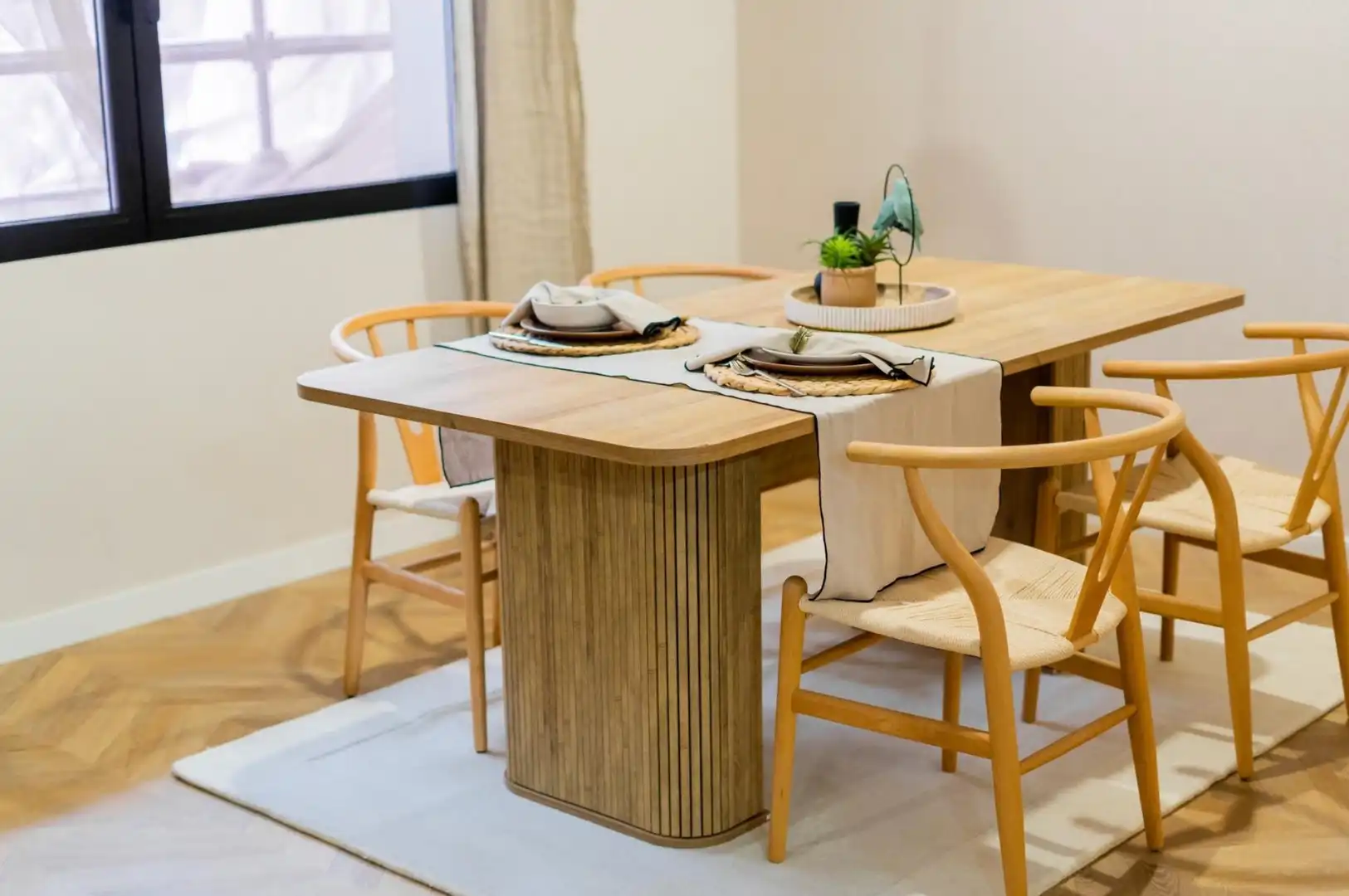 Dining room of Flat for rent in Valencia  with Air Conditioner, Heating and Storage room