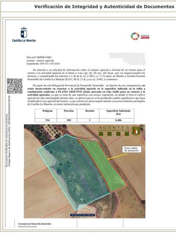 Terreno en Venta en 516 en Olivares de Júcar