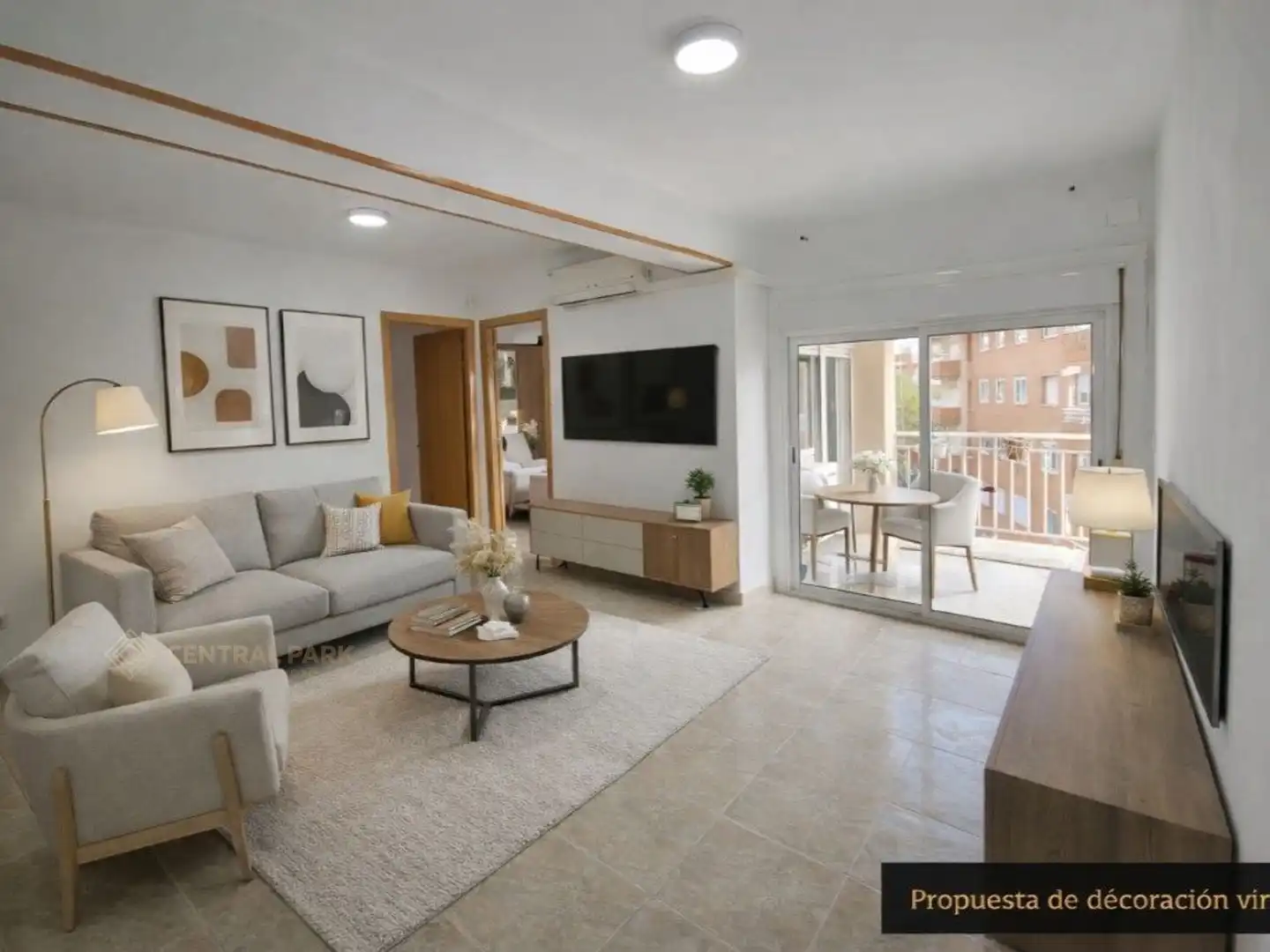 Sala de estar de Piso en venta en Centre