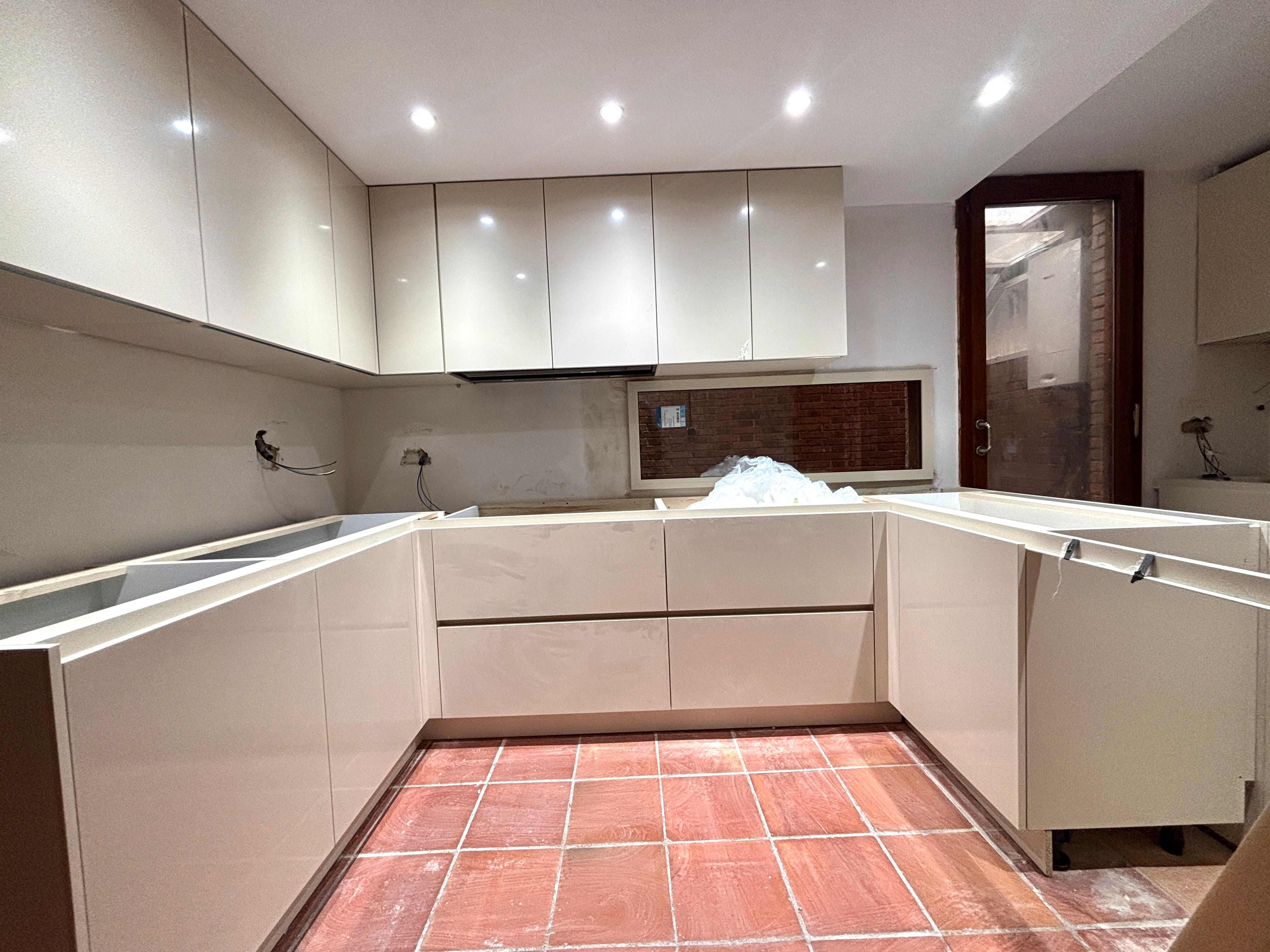 Kitchen of House or chalet to rent in Bétera  with Air Conditioner, Heating and Private garden