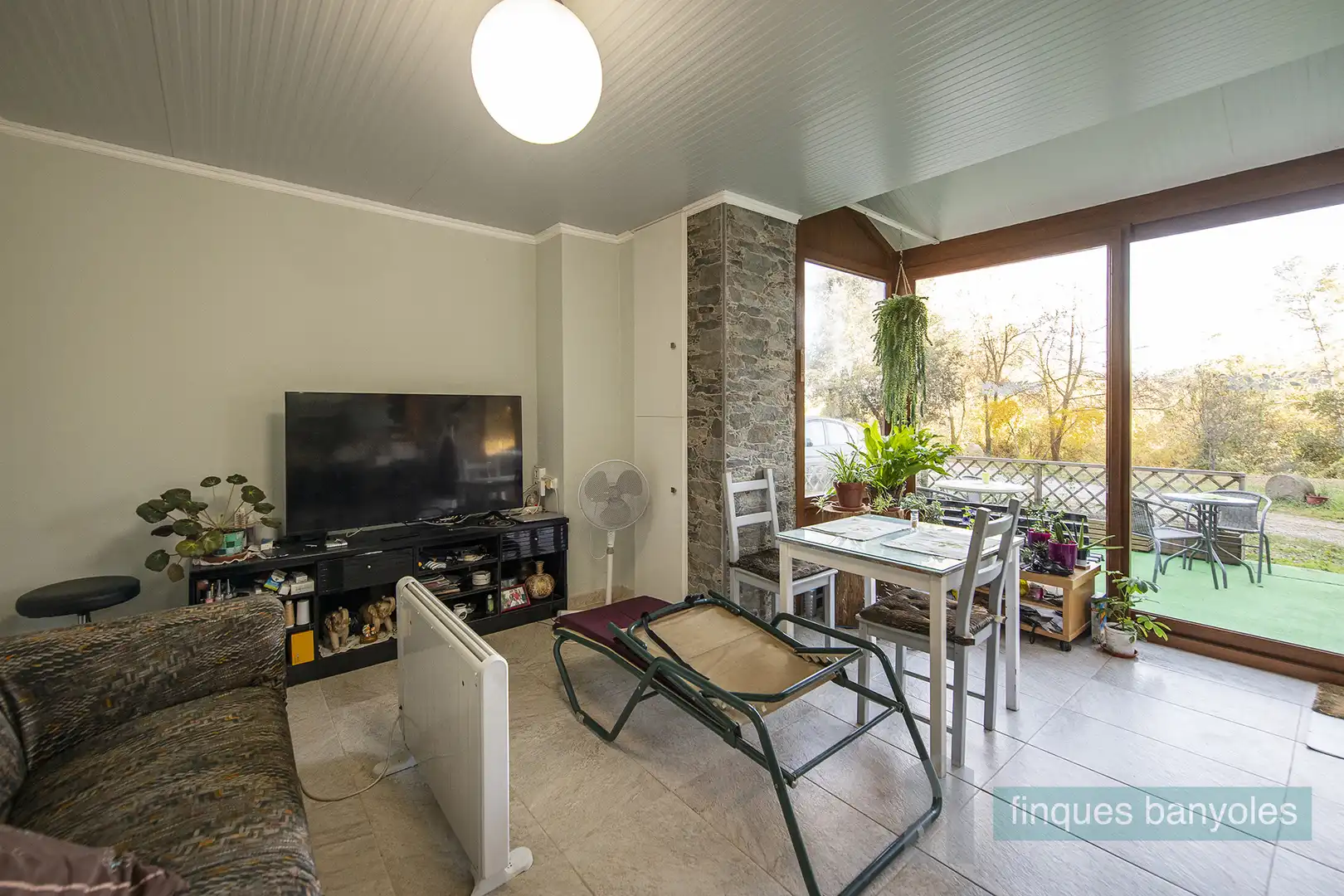 Living room of Country homes for sale in Porqueres  with Heating, Private garden and Terrace