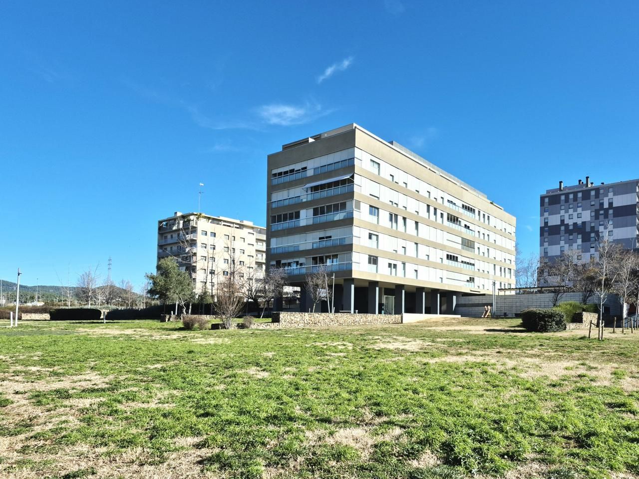 Vista exterior de Piso en venta en Terrassa con Aire acondicionado, Calefacción y Parquet