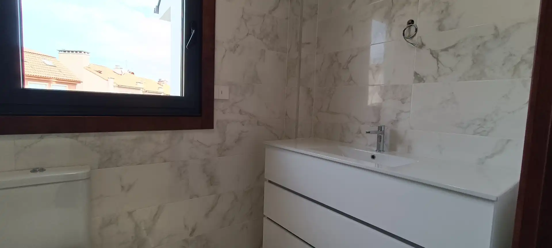 Bathroom of Houses for sale in Baiona  with Heating, Private garden and Terrace