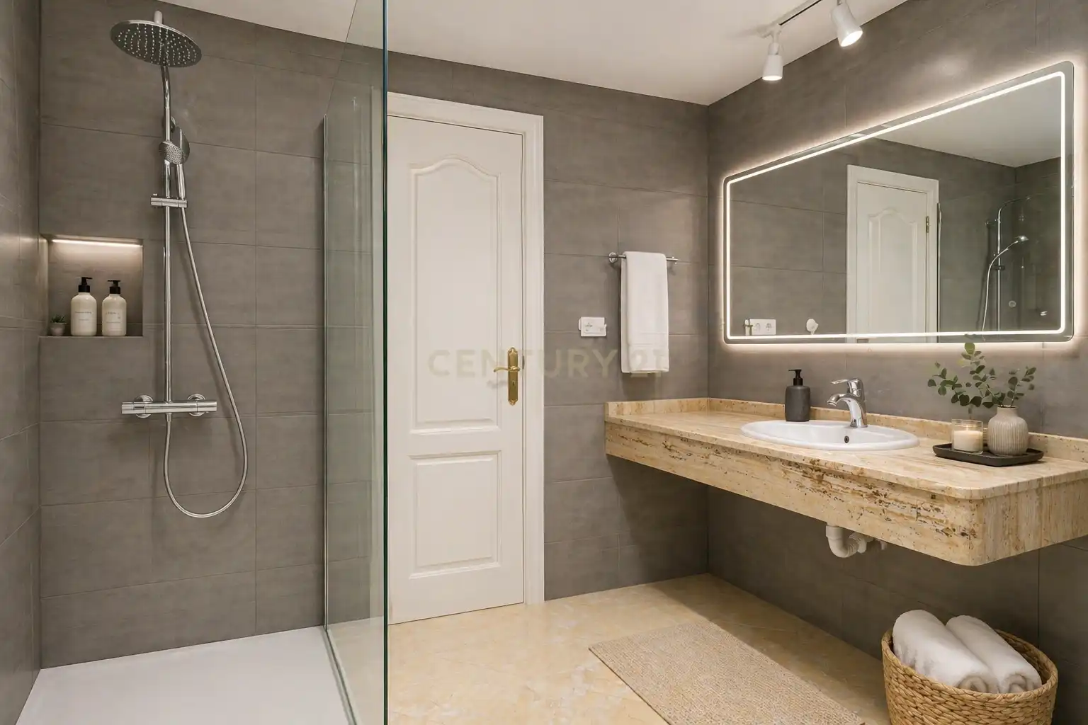 Bany de Casa o xalet en venda en Fuengirola amb Aire condicionat, Jardí privat i Traster