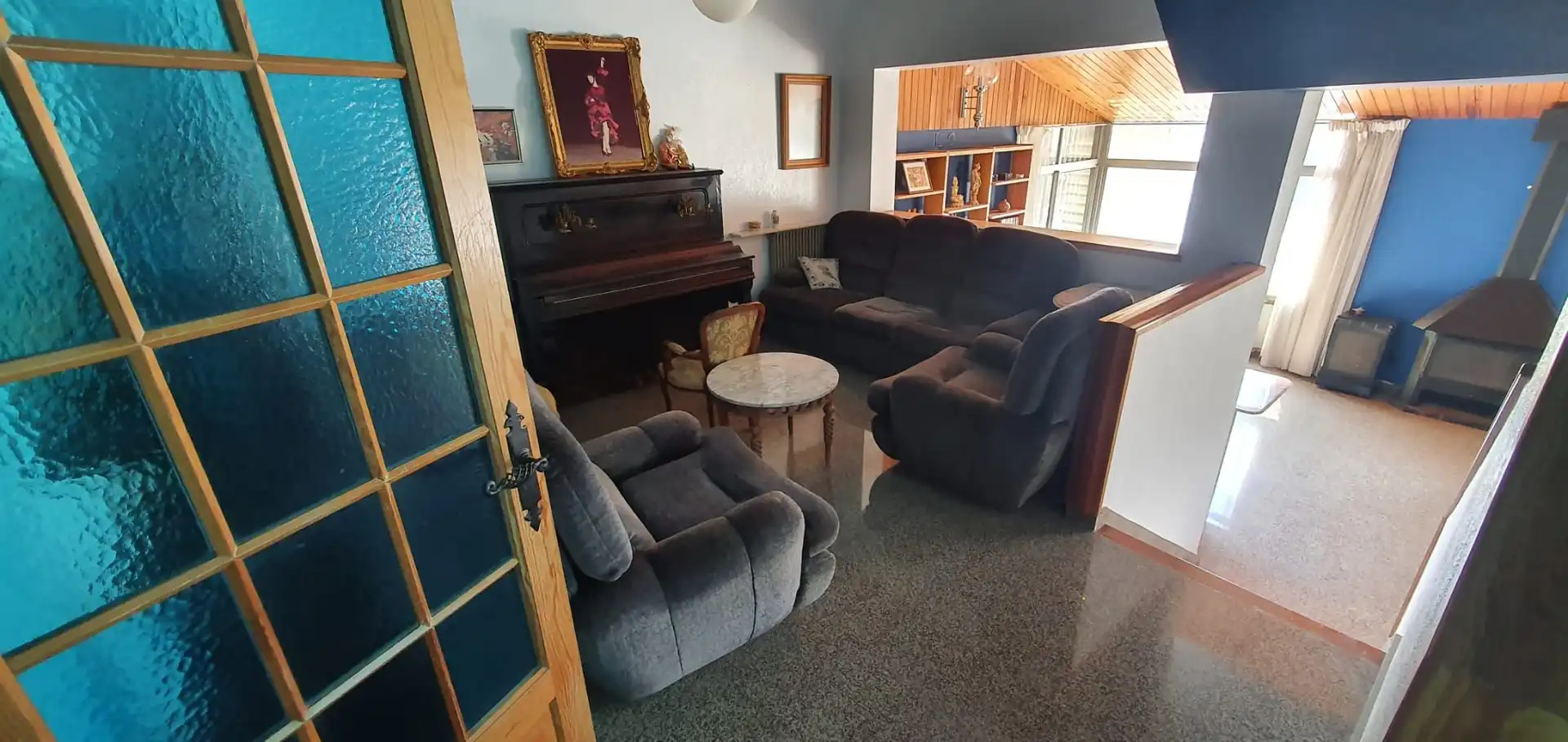 Wohnzimmer von Wohnung zum Verkauf in Alcoy / Alcoi mit Privatgarten, Terrasse und Abstellraum