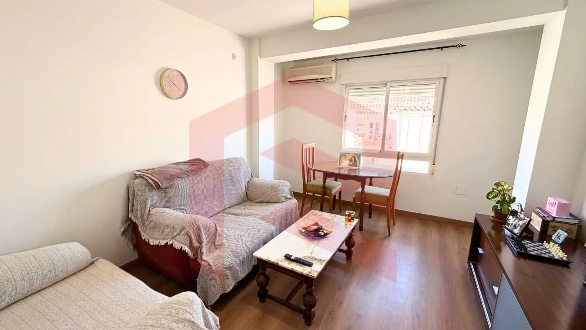 Living room of Flat for sale in  Jaén Capital  with Air Conditioner, Furnished and Washing machine