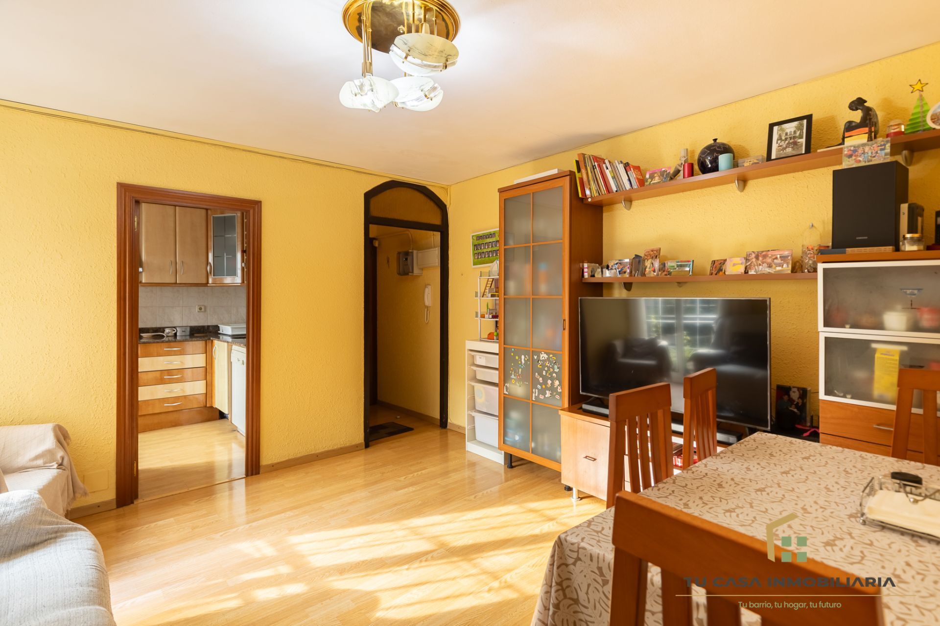 Living room of Flat for sale in Badalona  with Air Conditioner and Heating