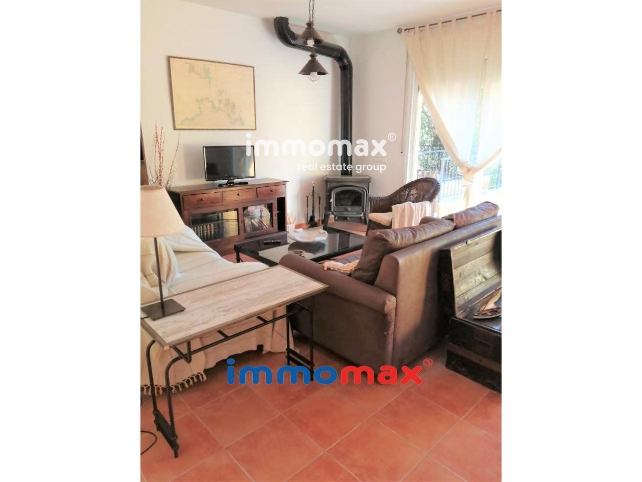 Living room of Single-family semi-detached for sale in Olivella  with Heating, Terrace and Swimming Pool