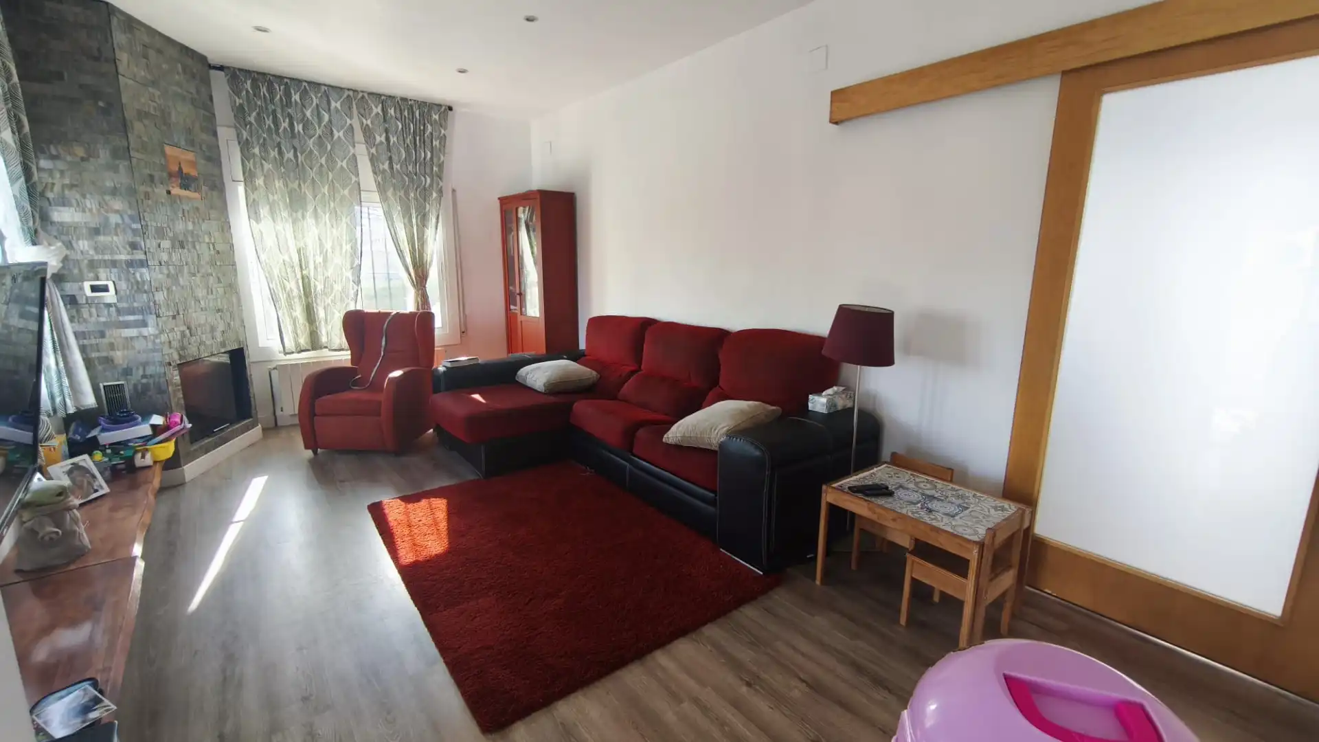 Sala de estar de Casa o chalet en venta en Cervelló con Calefacción, Jardín privado y Parquet