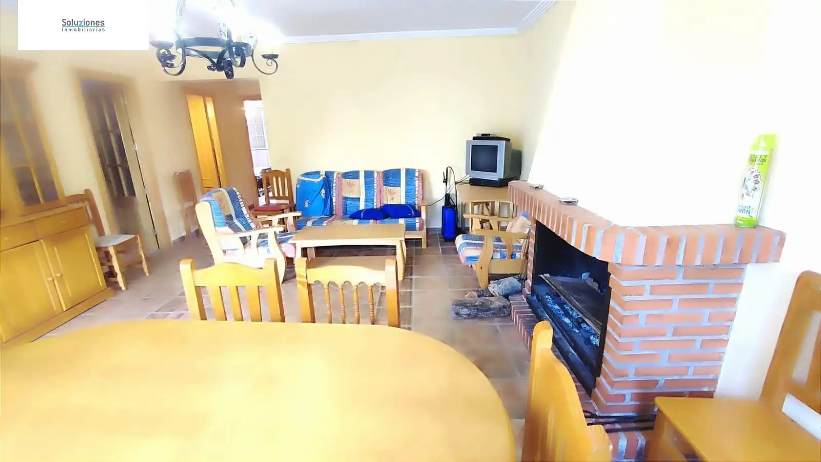 Sala de estar de Finca rústica en venta en Casas de Lázaro con Calefacción
