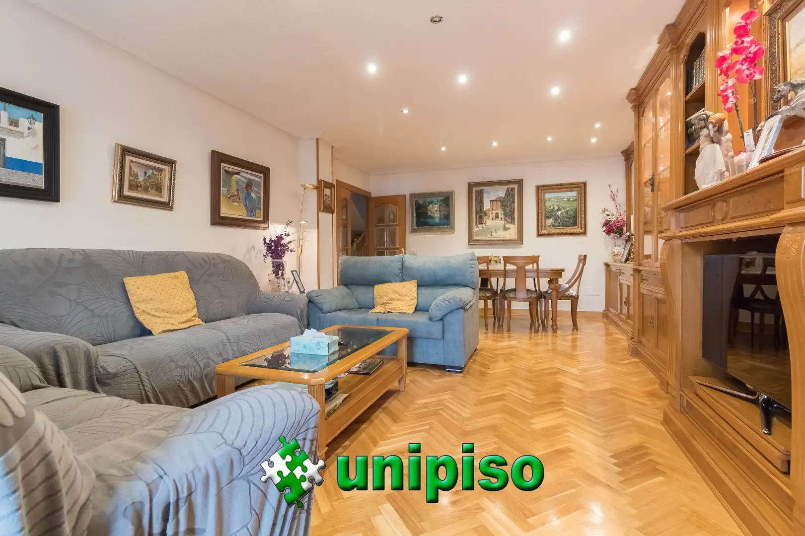Wohnzimmer von Maisonette zum Verkauf in Leganés mit Klimaanlage, Heizung und Parkett