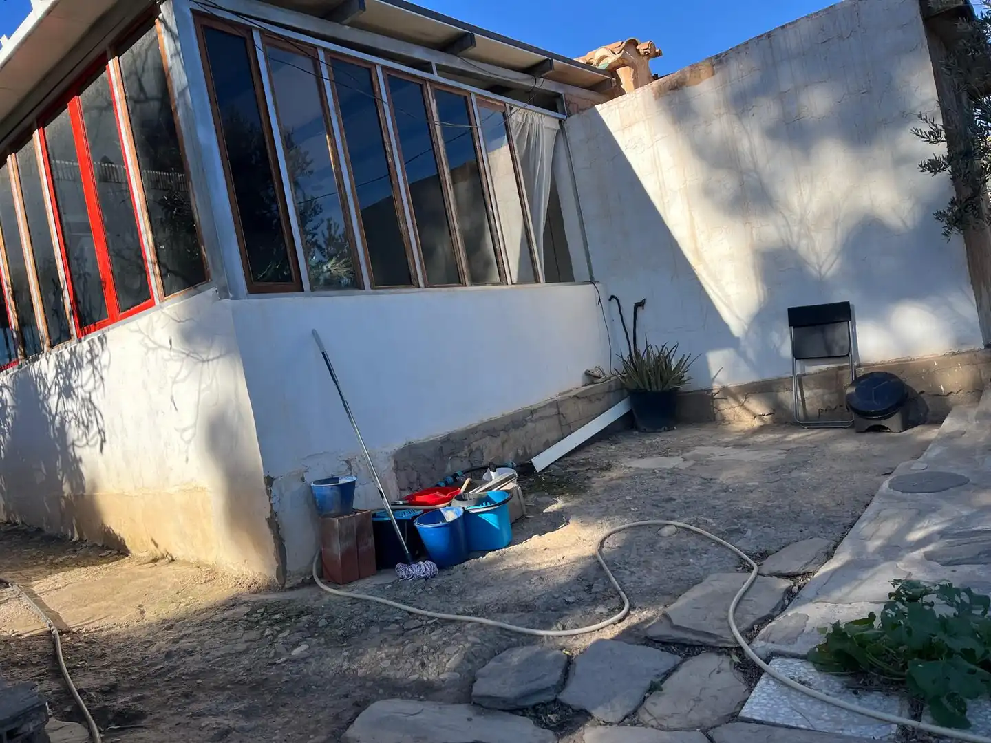 Vista exterior de Finca rústica en venda en Fiñana amb Aire condicionat, Jardí privat i Terrassa