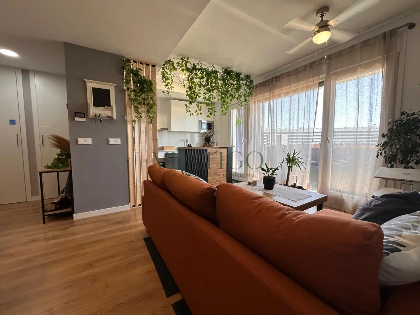 Wohnzimmer von Wohnung zum Verkauf in Dos Hermanas mit Klimaanlage, Heizung und Terrasse