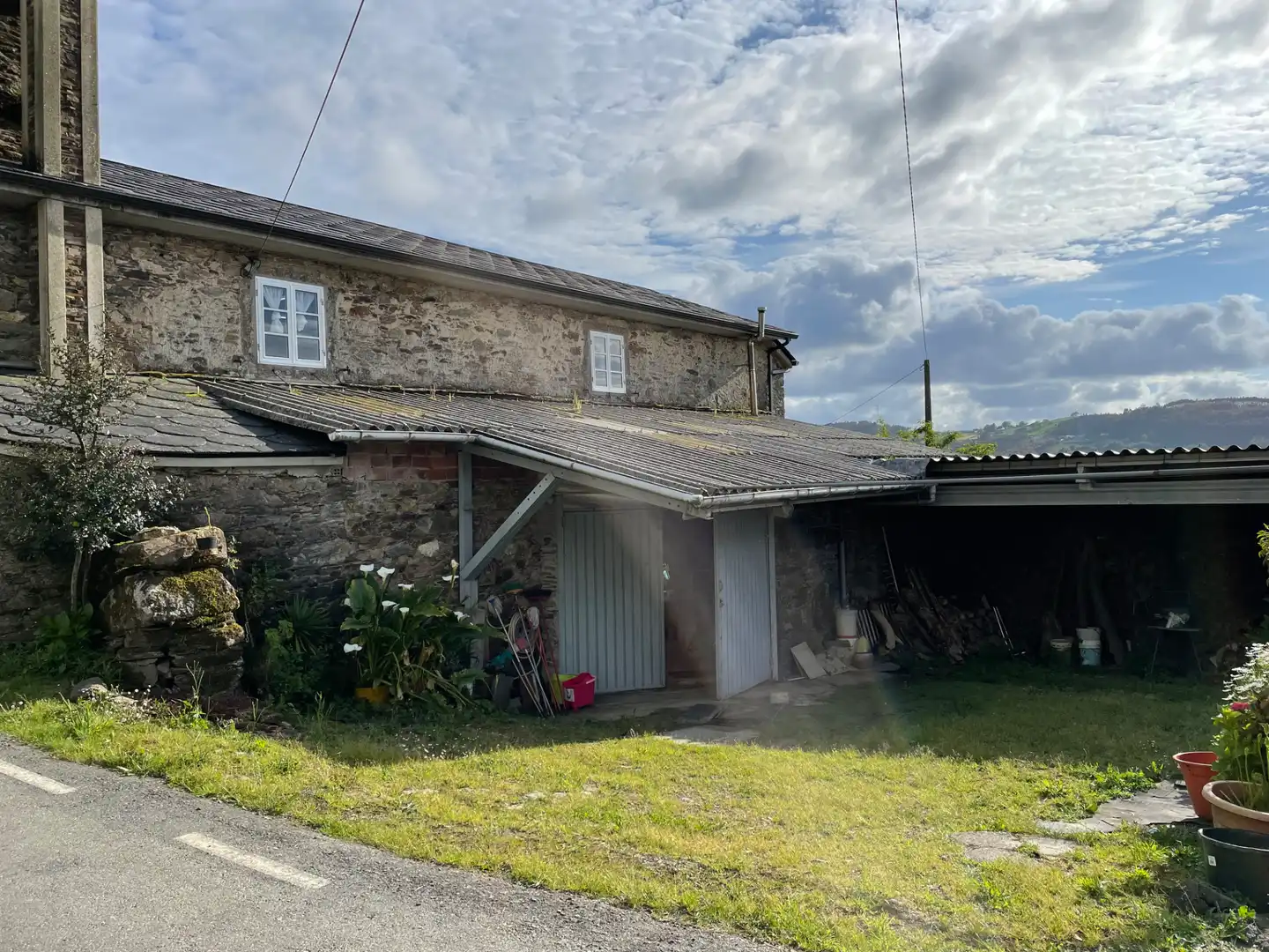 Exterior view of Houses for sale in As Somozas   with Private garden, Furnished and Oven
