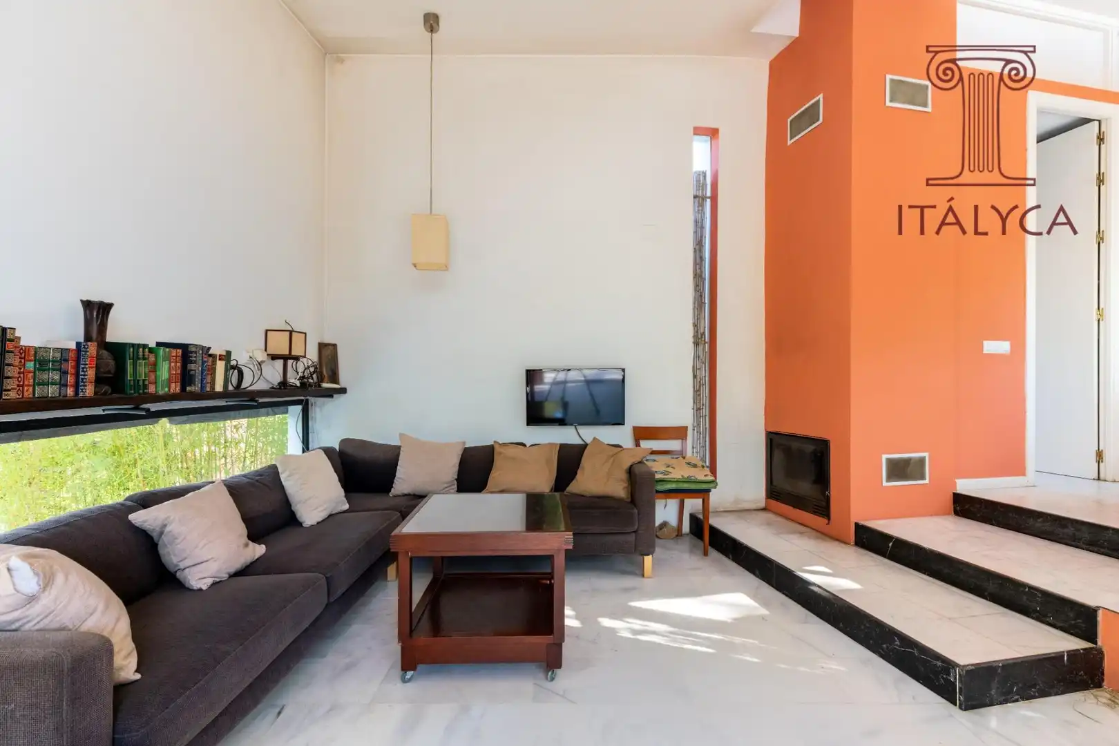 Living room of Houses for sale in El Castillo de las Guardas  with Private garden, Terrace and Community pool