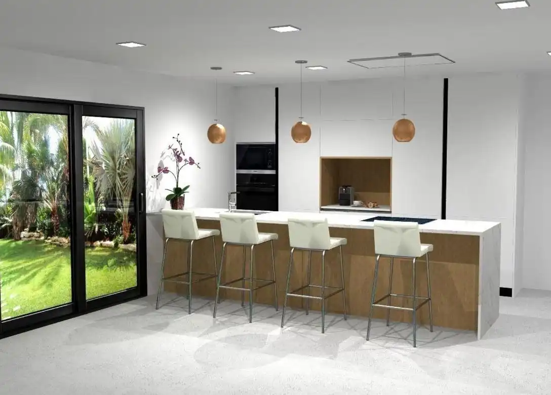Kitchen of Houses for sale in Aspe  with Private garden and Swimming Pool