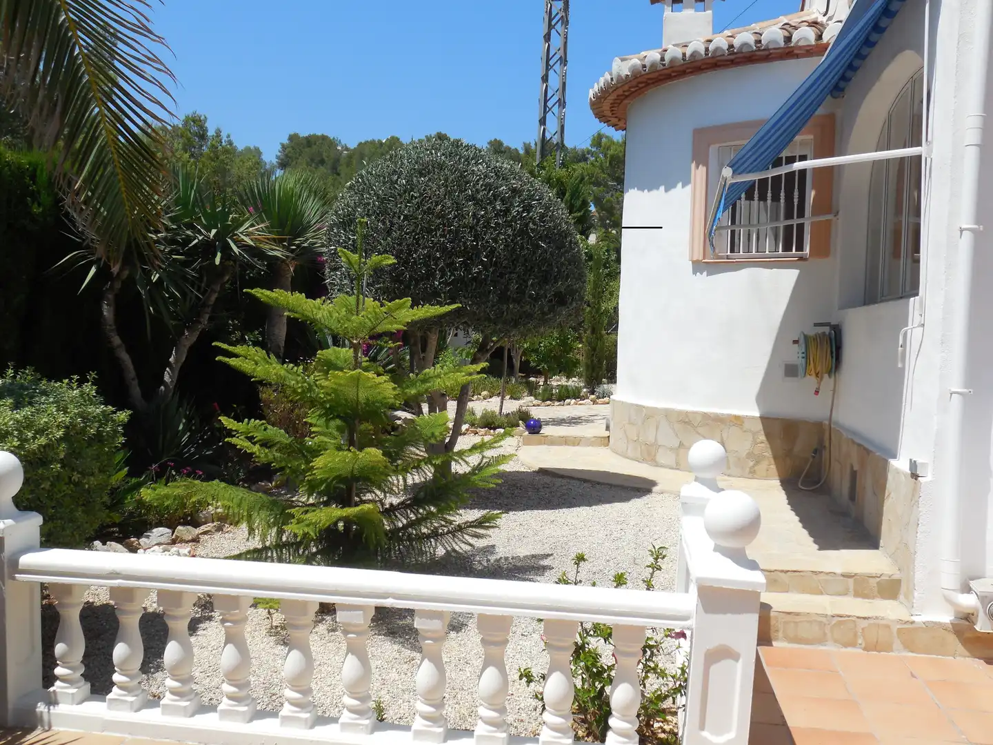 Jardí de Casa o xalet en venda en Jávea / Xàbia amb Aire condicionat, Terrassa i Piscina