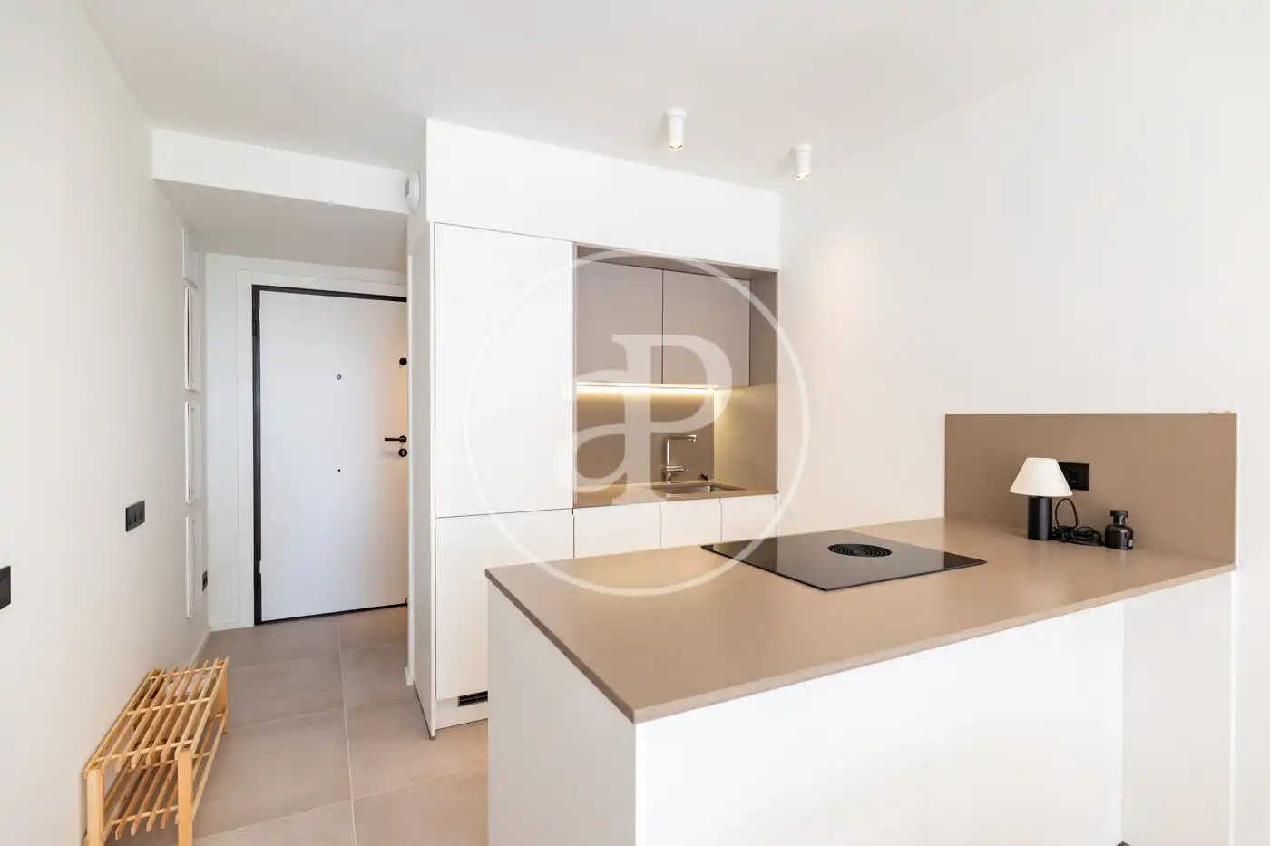 Küche von Wohnung zum Verkauf in Barcelona mit Klimaanlage, Heizung und Terrasse