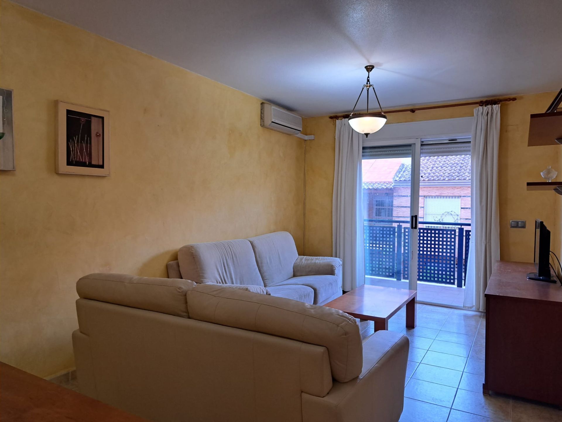 Living room of Flat for sale in  Murcia Capital  with Air Conditioner, Terrace and Storage room