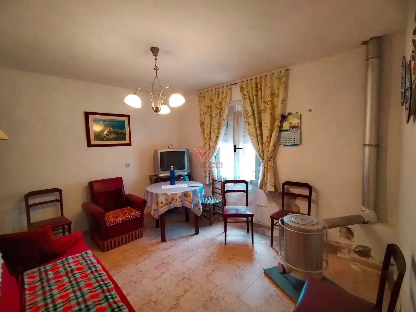 Living room of Houses for sale in Altarejos  with Heating and Storage room