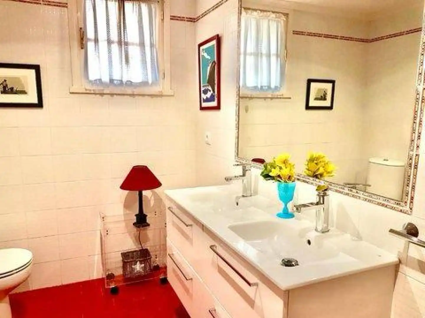 Badezimmer von Haus oder Chalet zur Miete in Gijón  mit Heizung, Privatgarten und Terrasse