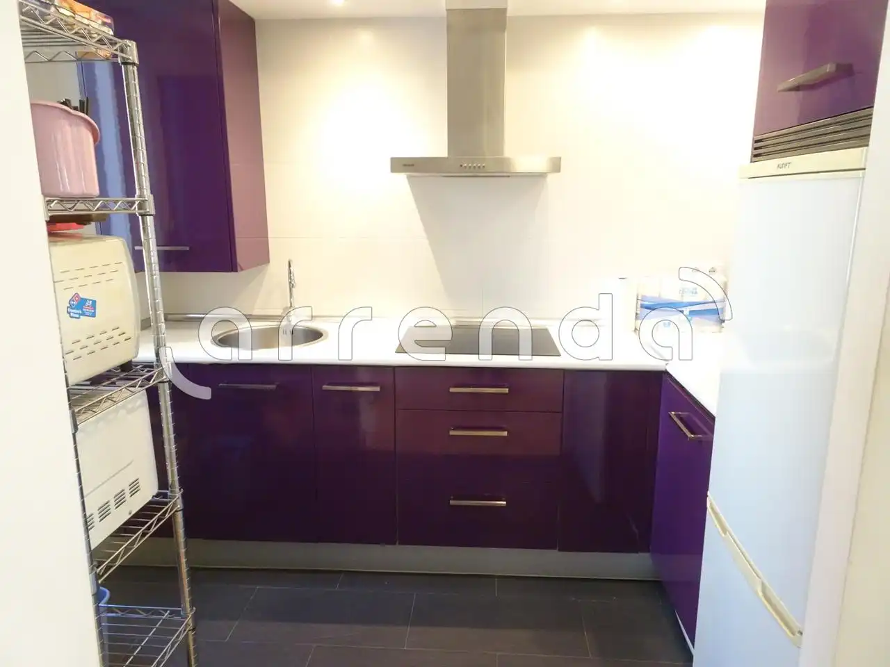 Kitchen of Apartments for rent in Santander  with Heating, Furnished and Balcony