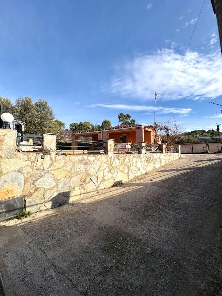 Exterior view of House or chalet for sale in Viladecavalls  with Private garden