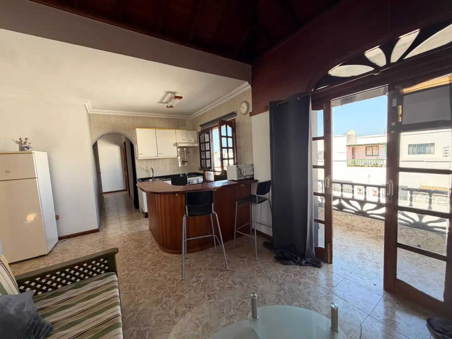 Vista exterior de Piso en venta en San Bartolomé con Balcón
