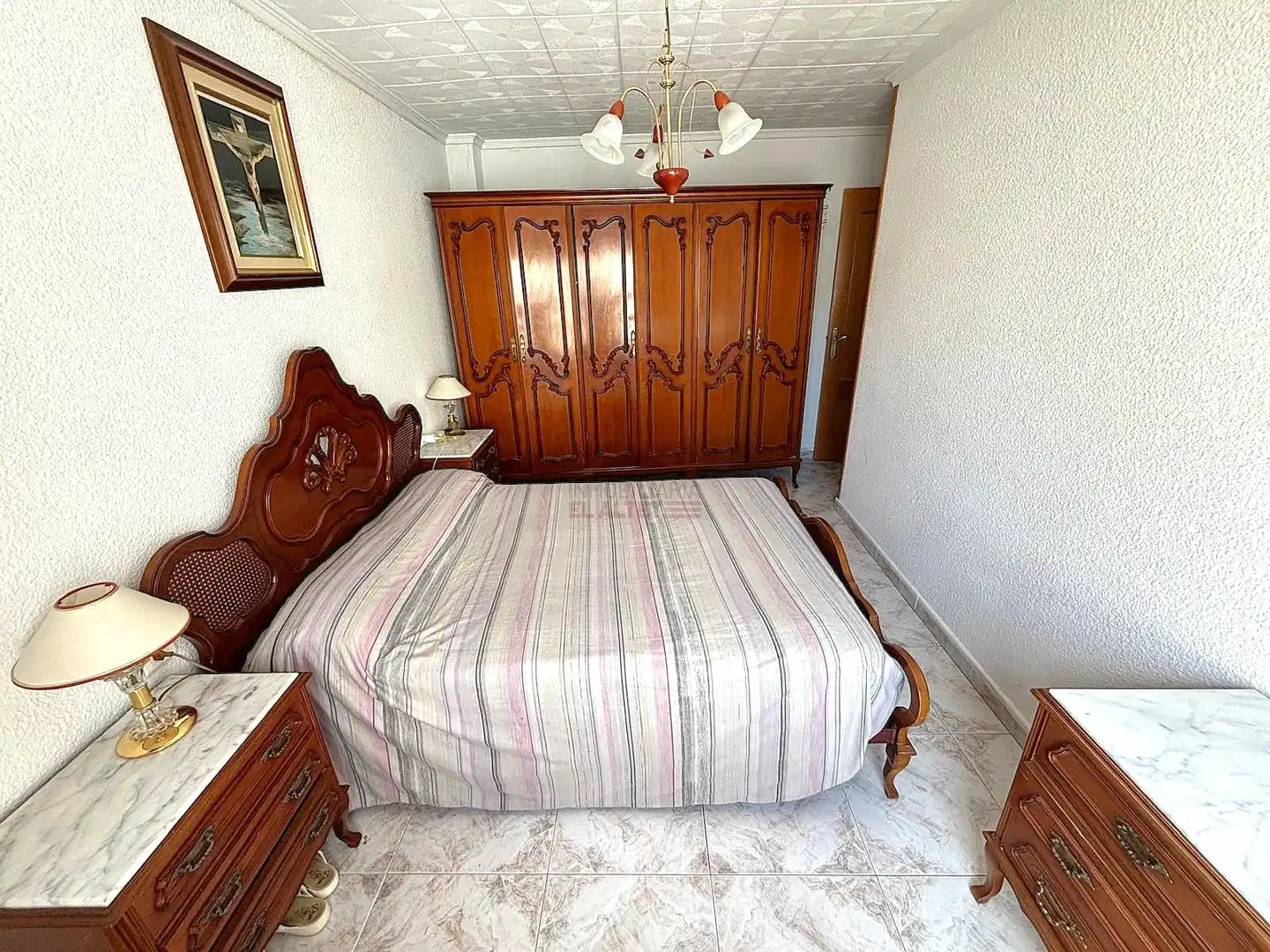 Bedroom of Flat for sale in Elche / Elx  with Furnished, Oven and Balcony