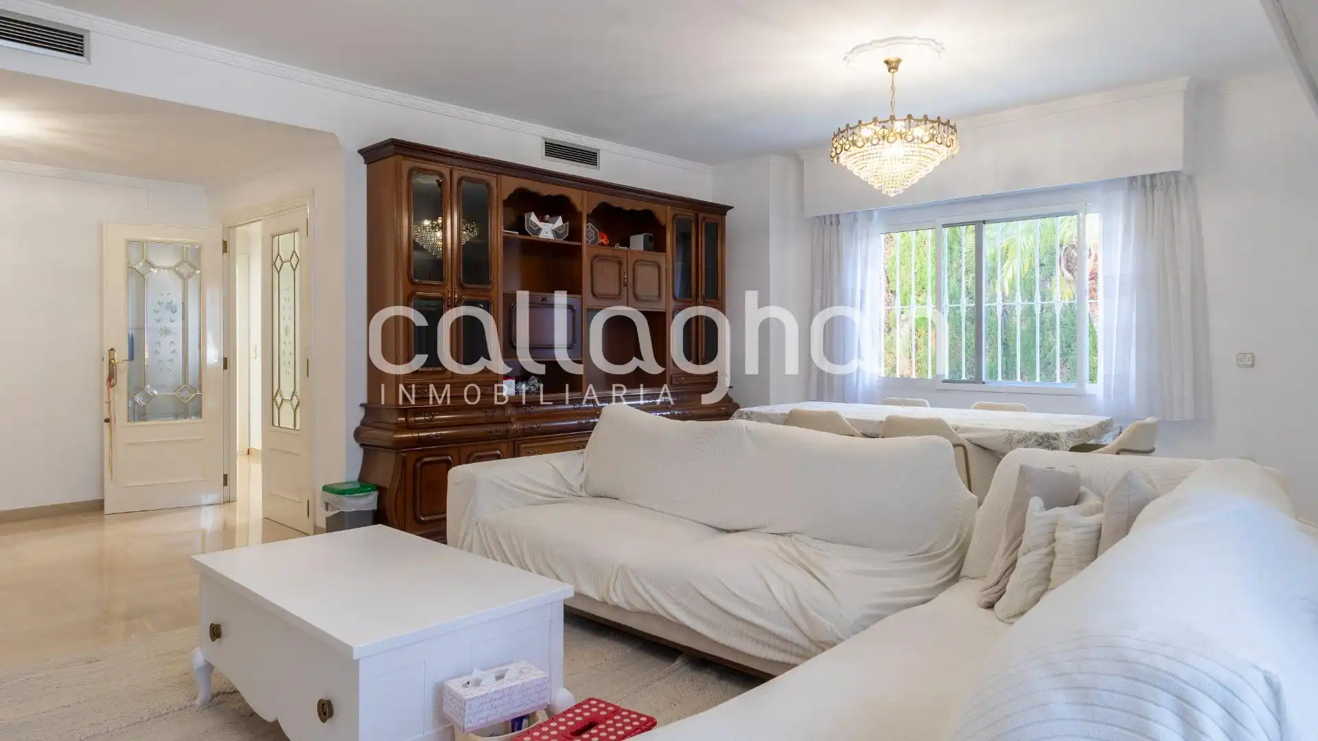 Sala de estar de Casa o chalet en venta en Gandia con Aire acondicionado, Amueblado y Jacuzzi