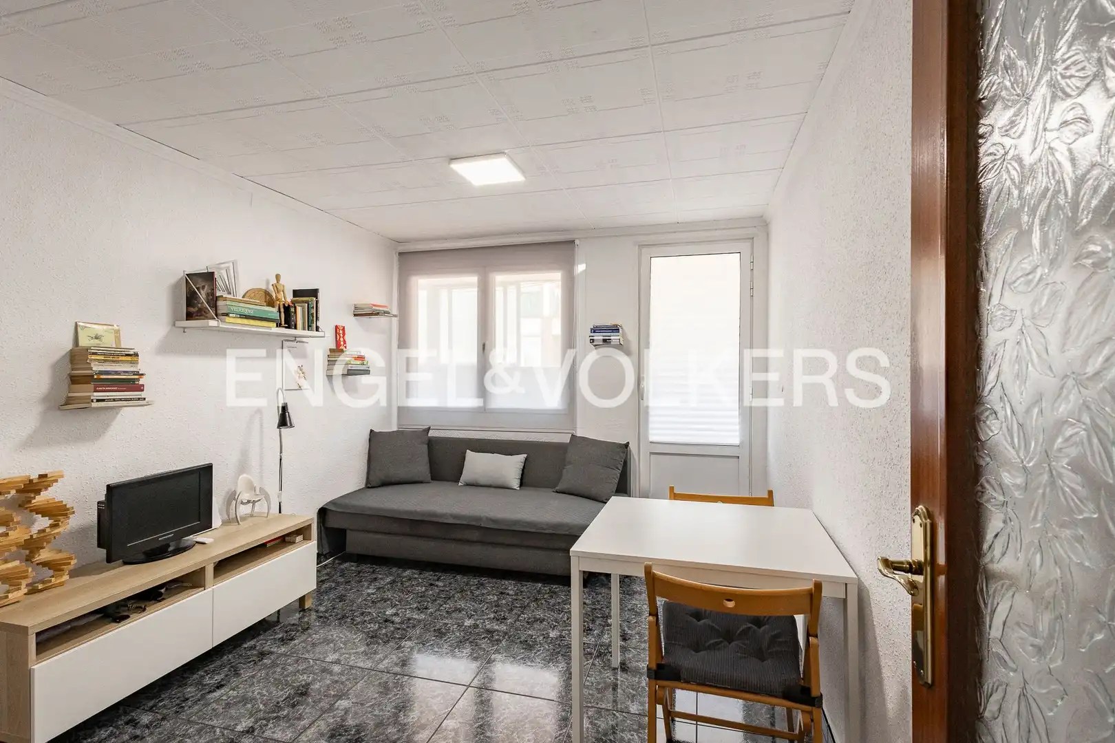 Sala de estar de Piso en venta en Esplugues de Llobregat con Calefacción y Terraza