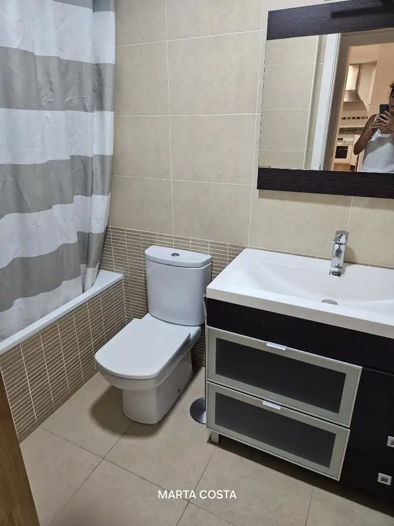 Bathroom of Flat for sale in Almoines  with Air Conditioner, Heating and Parquet flooring