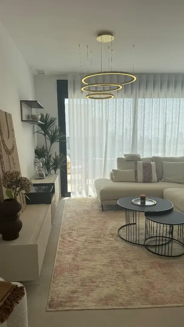 Wohnzimmer von Maisonette zum Verkauf in La Nucia mit Klimaanlage, Privatgarten und Terrasse