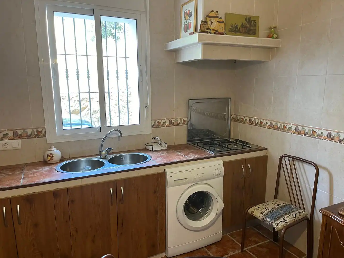Cocina de Finca rústica de alquiler en Comares con Amueblado