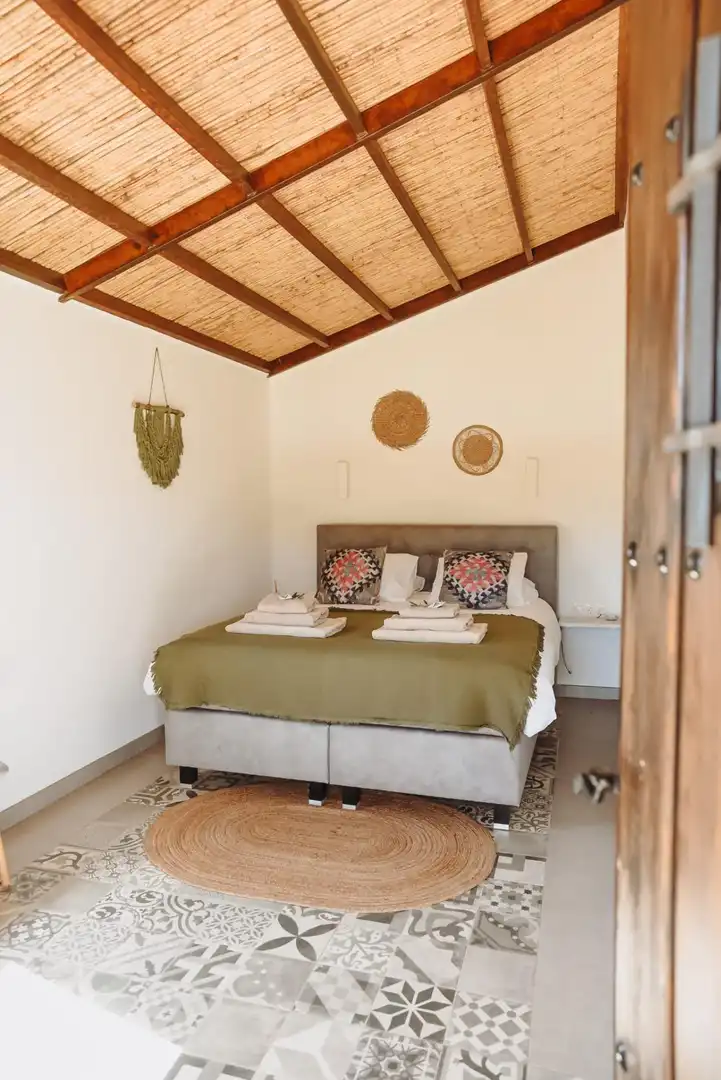 Schlafzimmer von Country house zum Verkauf in Álora mit Klimaanlage, Heizung und Privatgarten