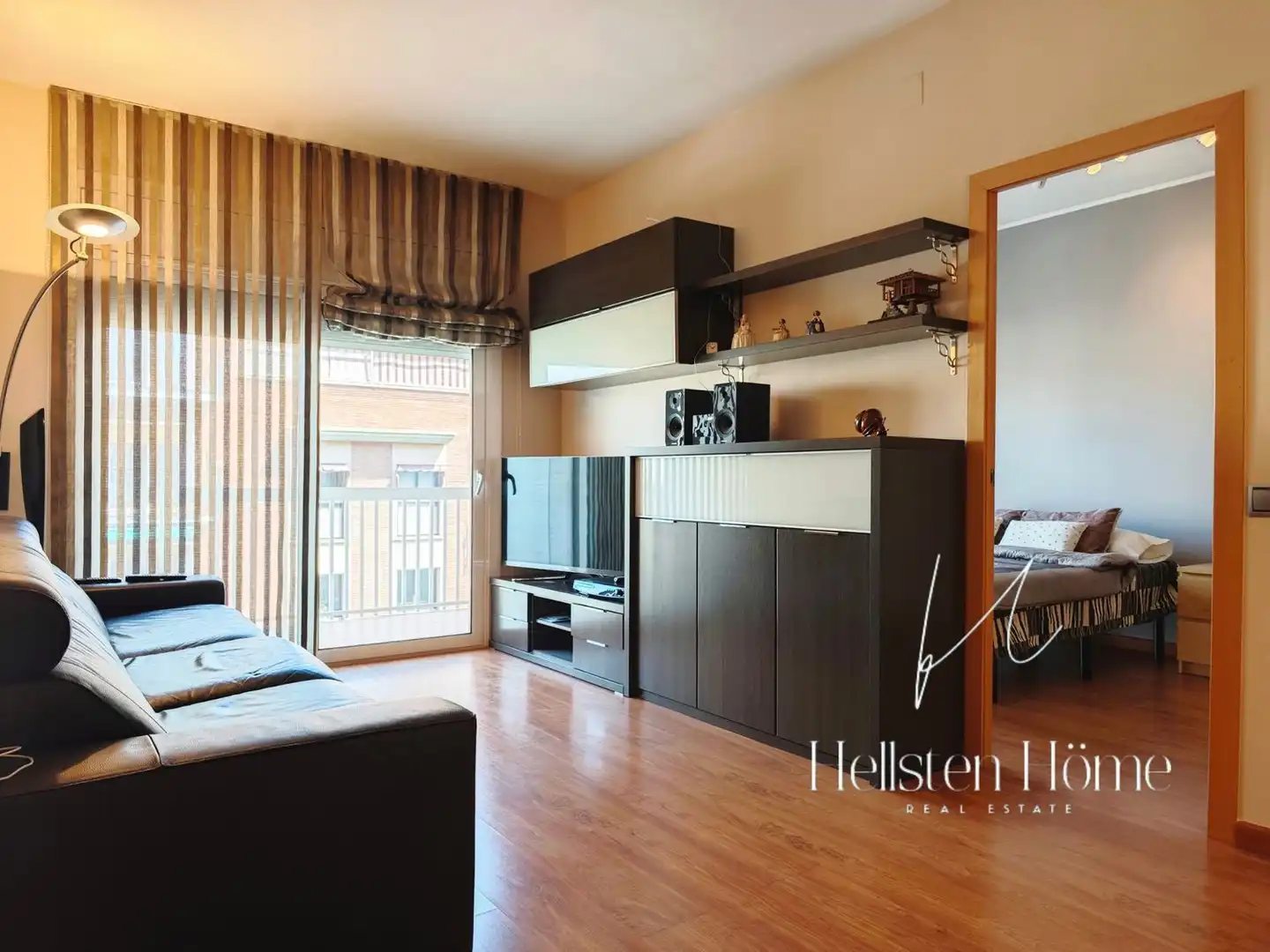 Sala de estar de Piso de alquiler en Barcelona con Aire acondicionado y Terraza