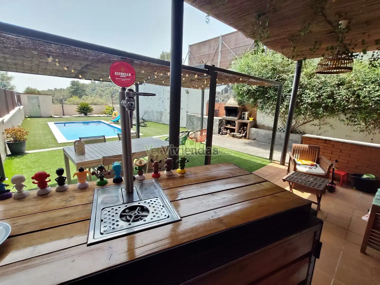 Terrassa de Casa adosada en venda en Castellar del Vallès amb Calefacció, Jardí privat i Terrassa