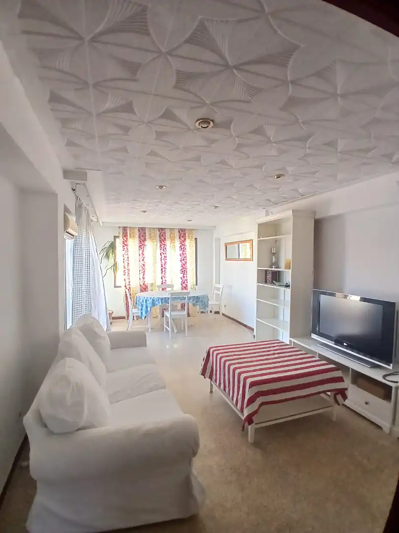 Living room of Flat for sale in  Palma de Mallorca  with Air Conditioner, Heating and Furnished