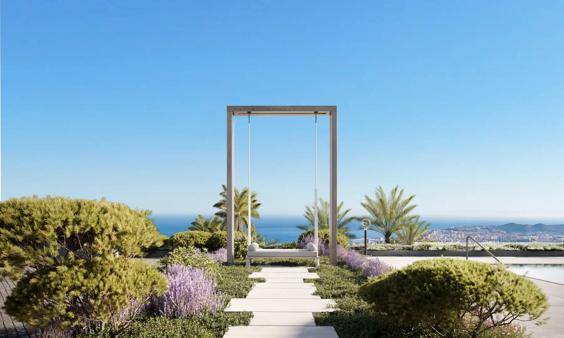 Terraza de Apartamento en venta en Mijas con Aire acondicionado, Terraza y Trastero