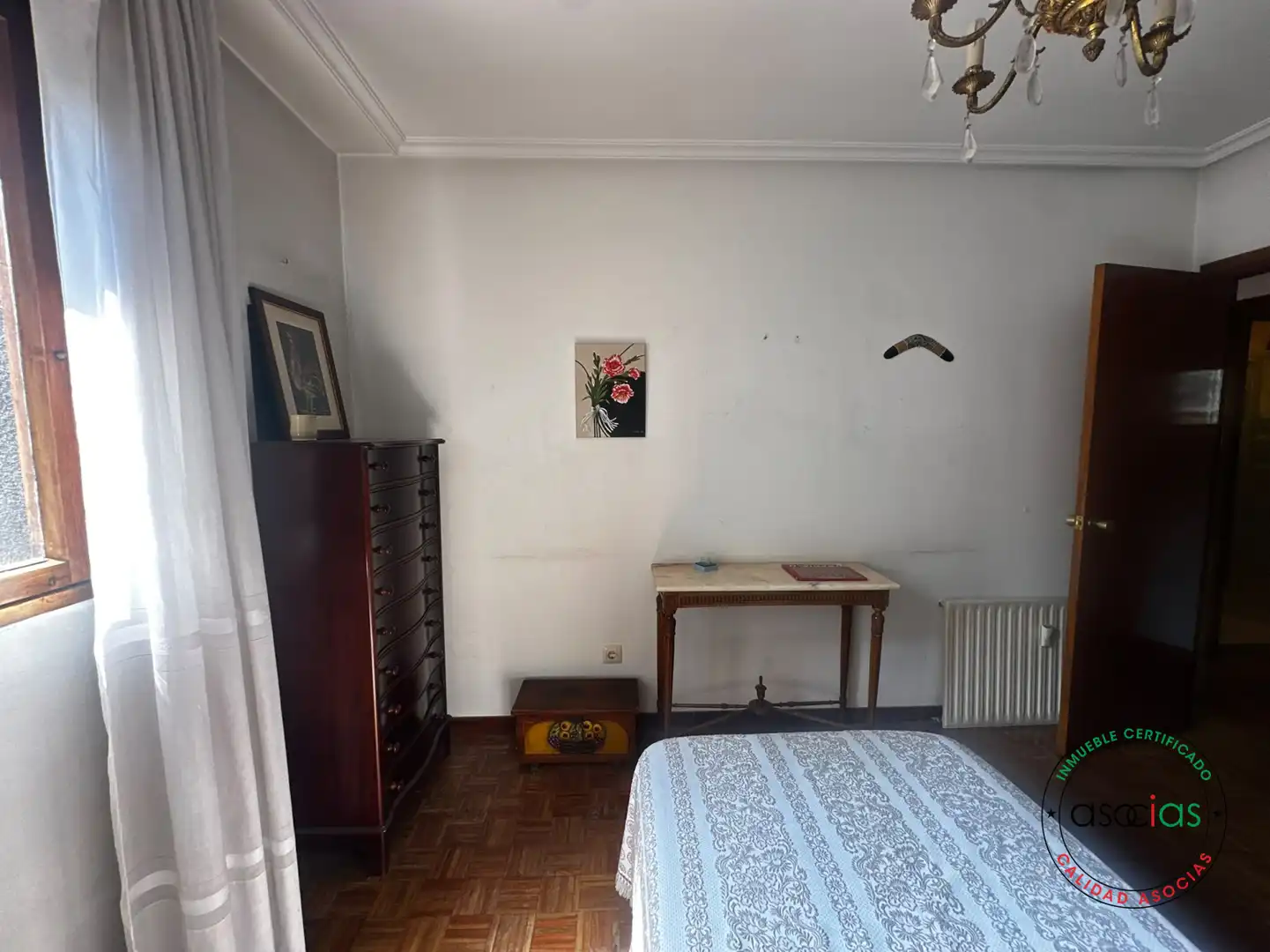 Schlafzimmer von Wohnung zum Verkauf in Langreo mit Heizung, Abstellraum und Balkon