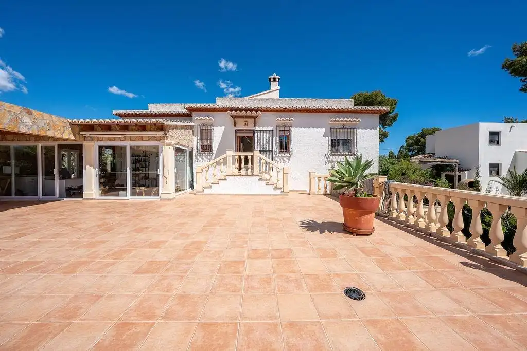 Exterior view of Houses for sale in Jávea / Xàbia  with Air Conditioner, Heating and Private garden