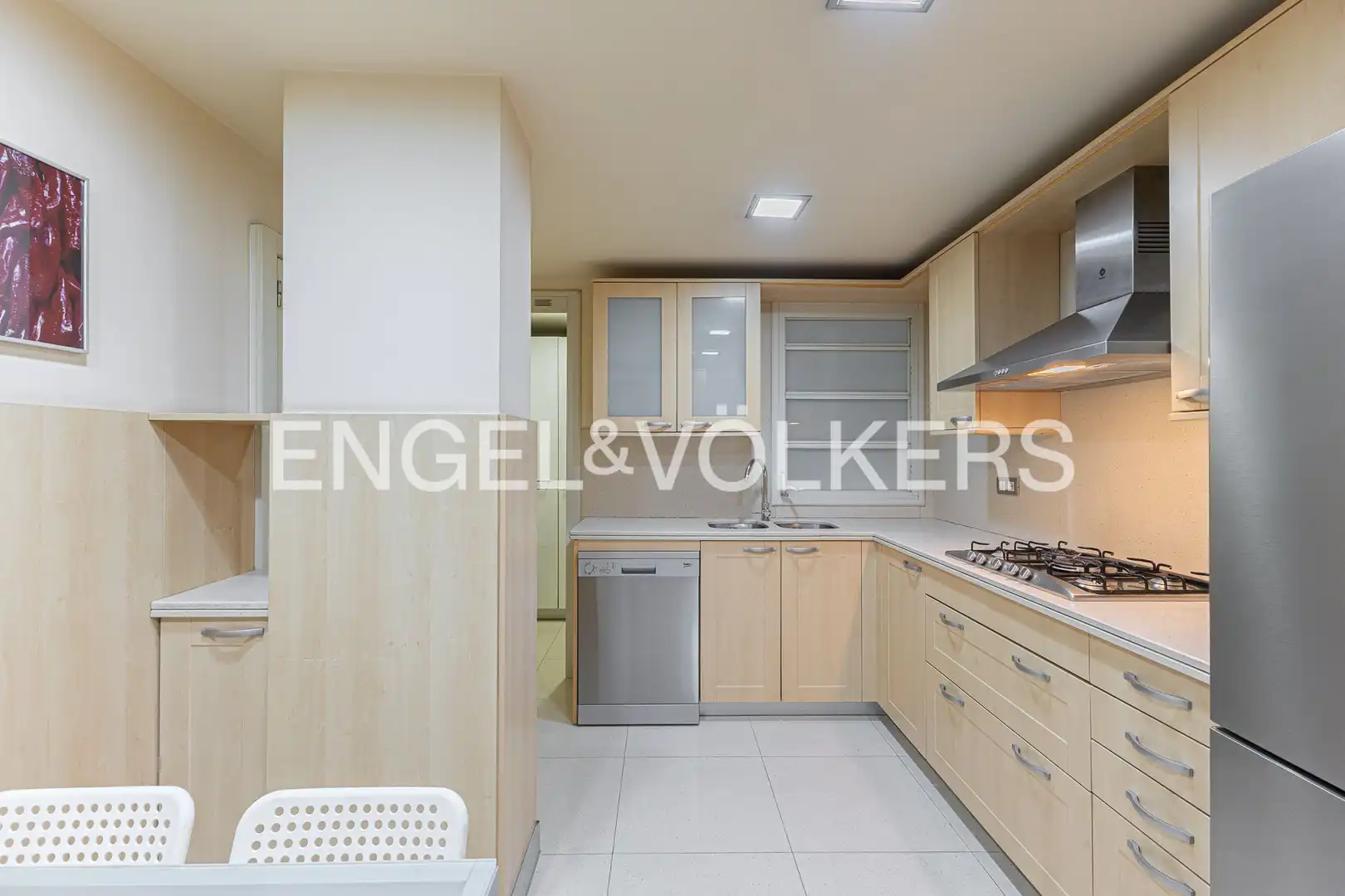 Kitchen of Flat for sale in Barcelona  with Air Conditioner, Heating and Private garden