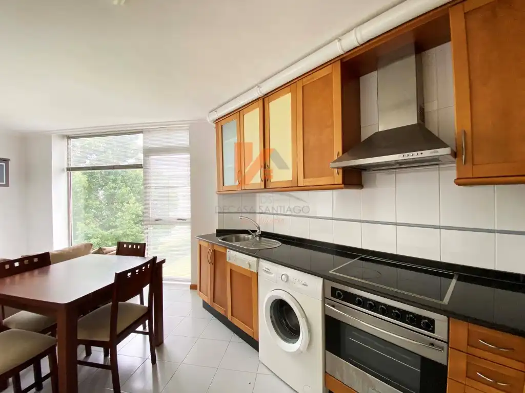 Kitchen of Apartments for sale in Brión  with Swimming Pool and Oven