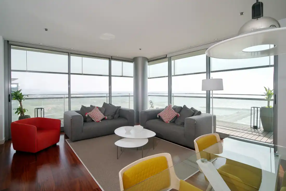 Sala de estar de Piso en venta en Barcelona con Calefacción y Piscina