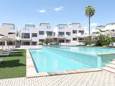 Neubau-Erdgeschosswohnung mit Pool zum Verkauf in Calle Zv 54