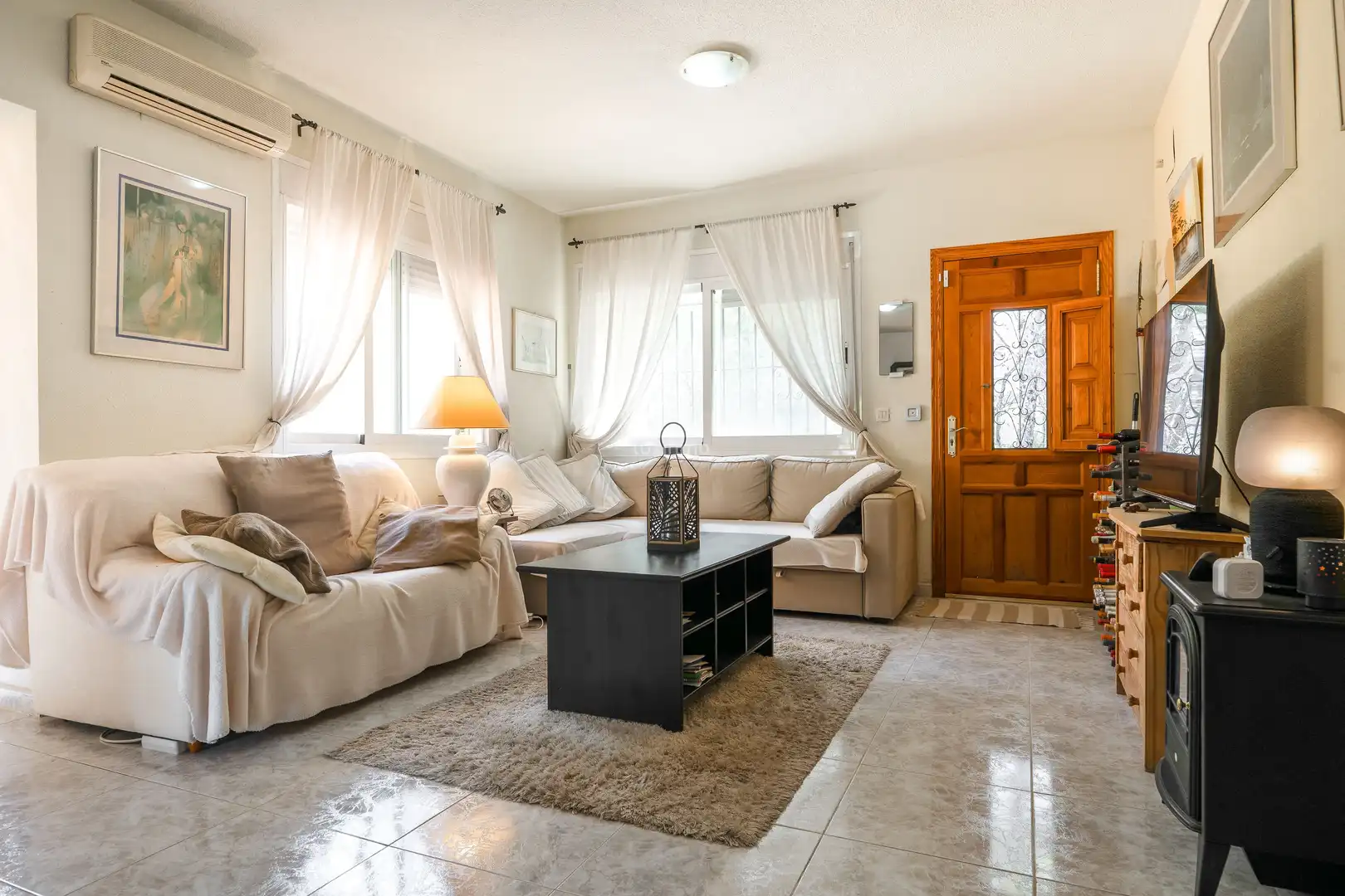 Sala de estar de Casa o chalet en venta en Altea con Aire acondicionado, Terraza y Trastero