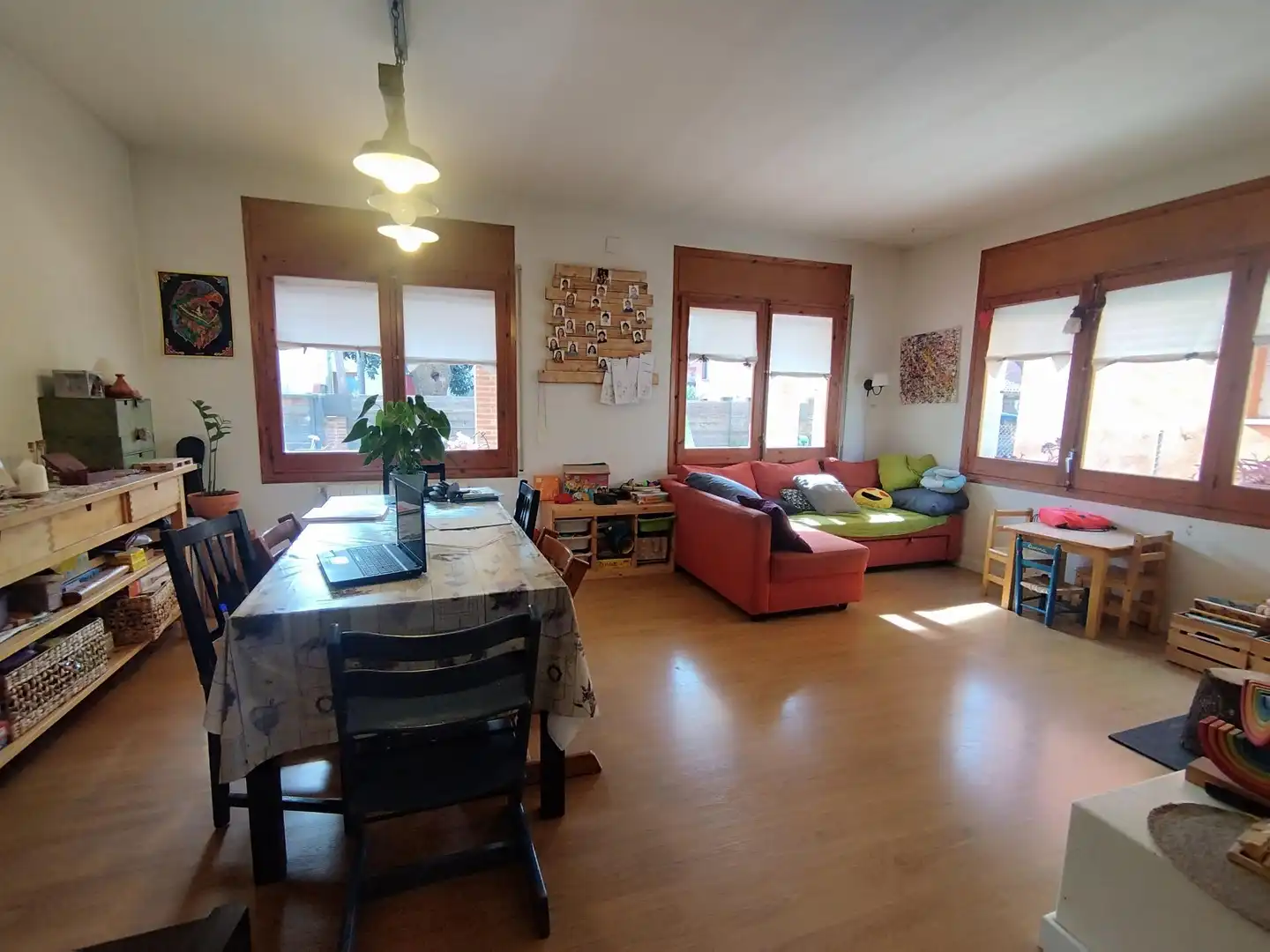 Wohnzimmer von Haus oder Chalet zum Verkauf in Santa Maria de Palautordera mit Heizung, Privatgarten und Balkon