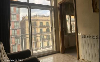 Bedroom of Flat for sale in  Barcelona Capital  with Heating, Terrace and Balcony