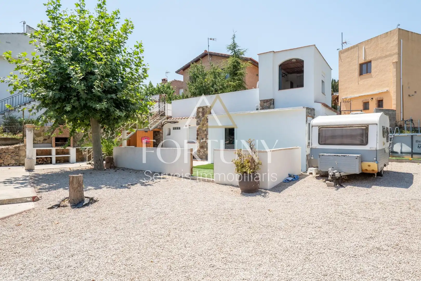 Vista exterior de Casa o chalet en venta en L'Albiol con Aire acondicionado, Jardín privado y Terraza