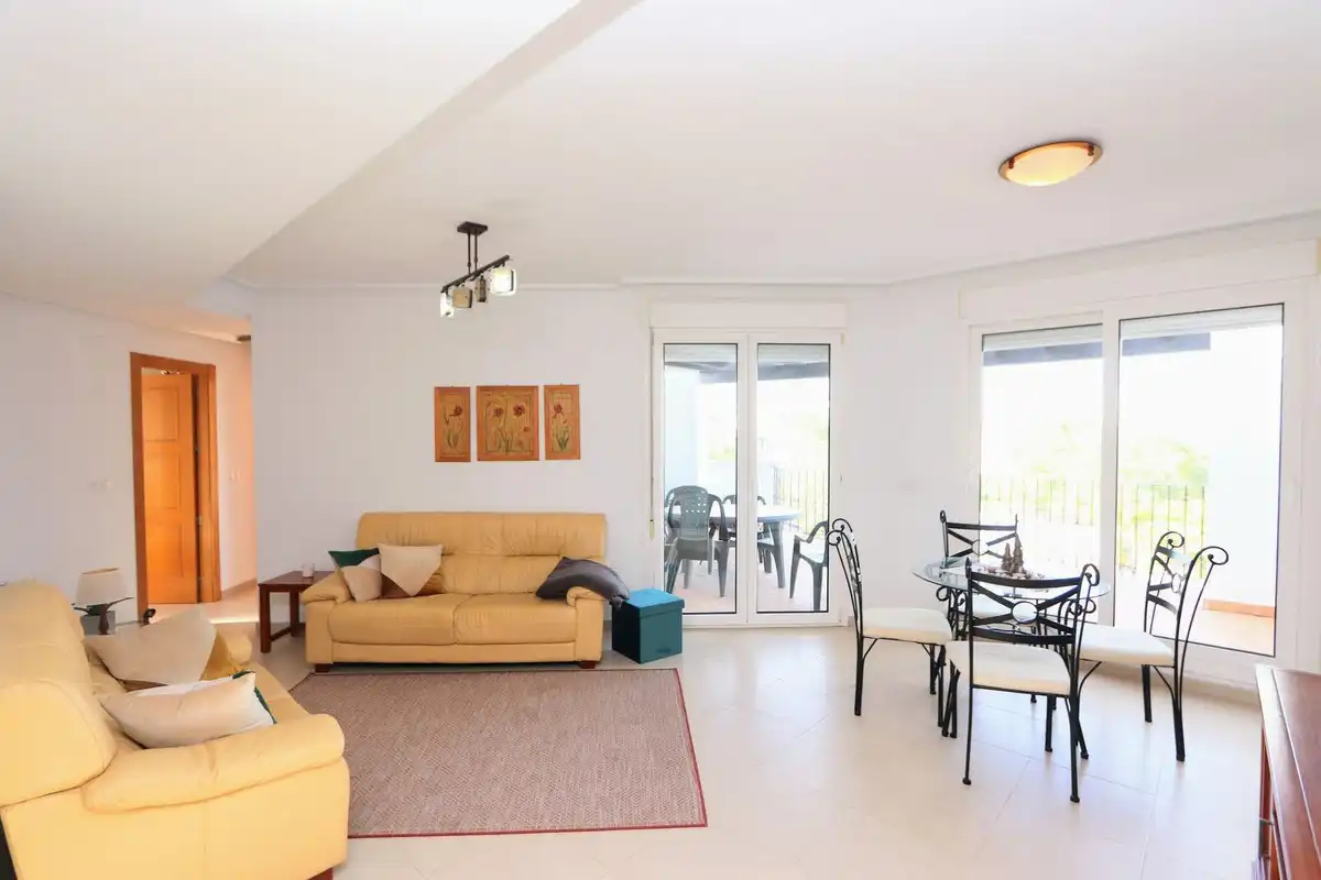 Sala de estar de Apartamento en venta en Torre-Pacheco con Aire acondicionado, Terraza y Piscina comunitaria